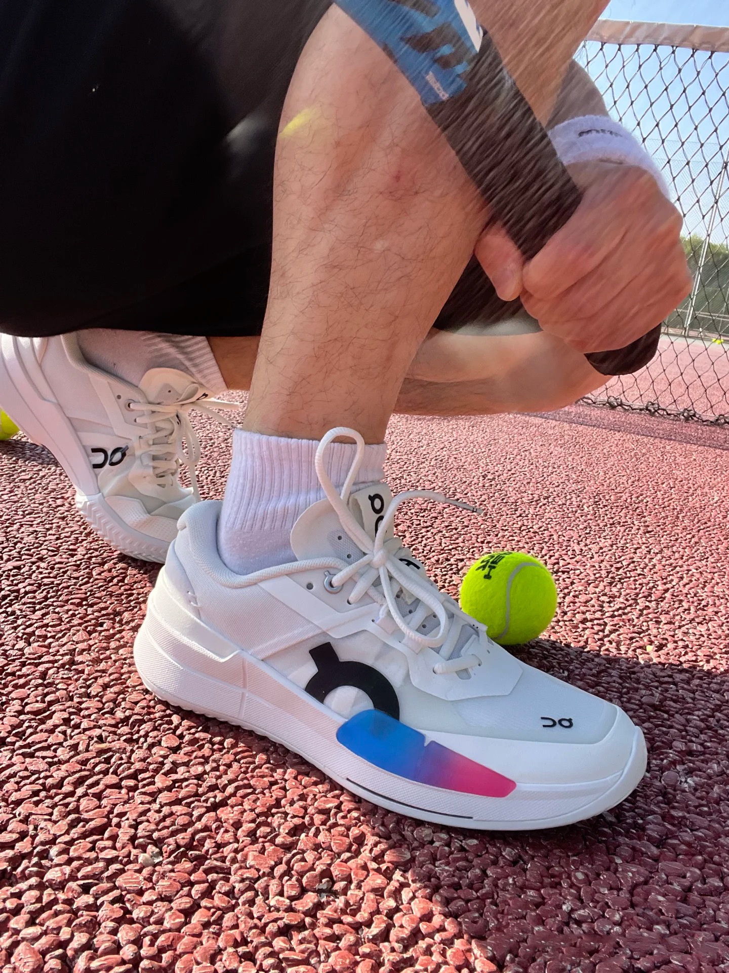 Giày Pickleball ON Running The Roger Pro 2 White Malibu - 3ME10302840