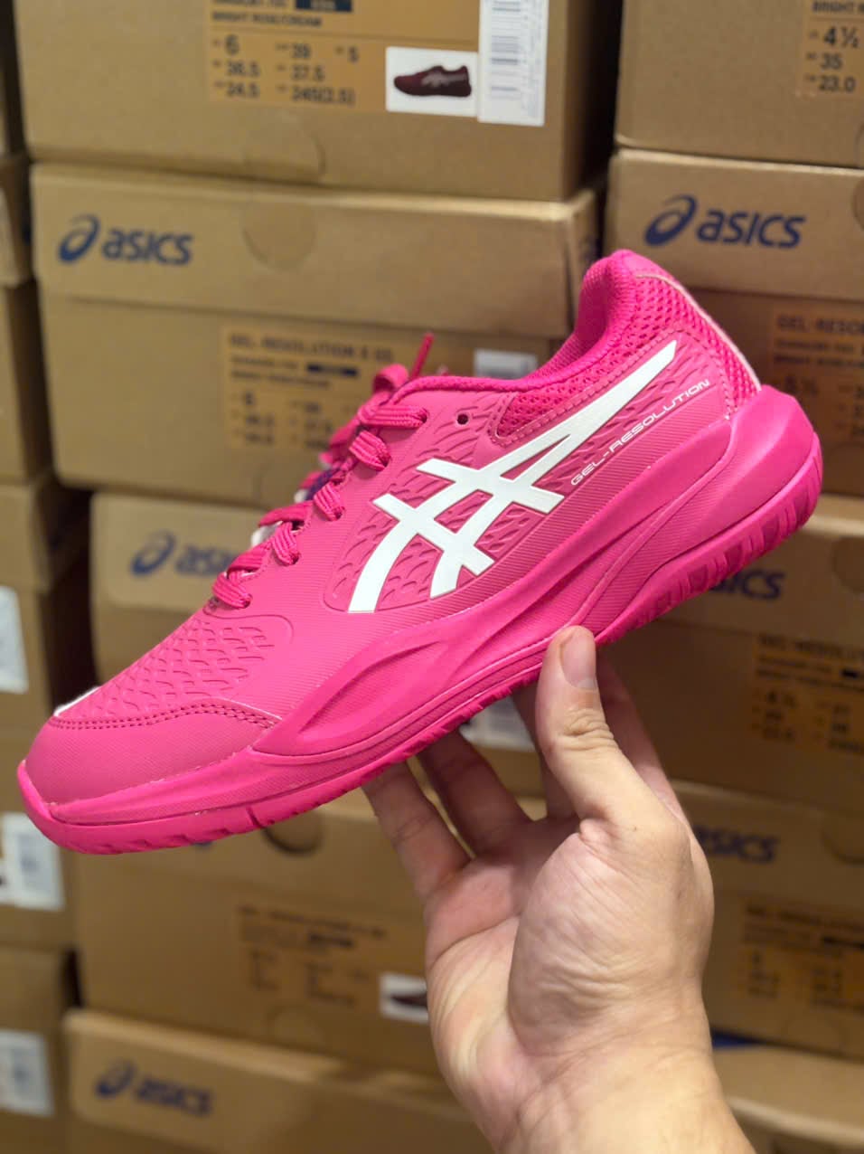 Asics Gel-Resolution X GS Bright Rose Cream - 1044A081-700  Chính Hãng