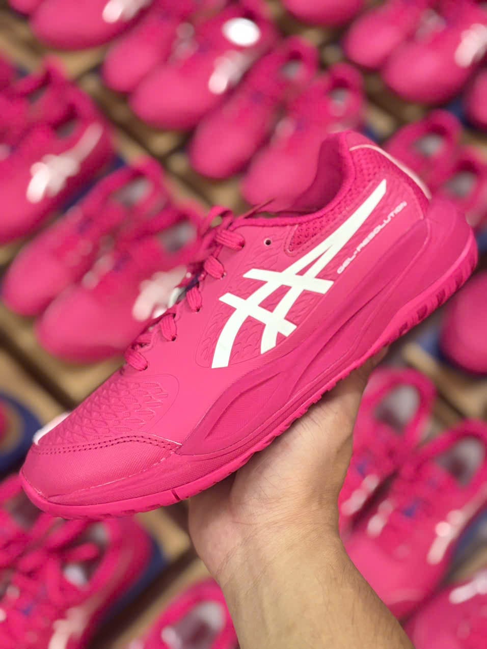 Asics Gel-Resolution X GS Bright Rose Cream - 1044A081-700  Chính Hãng