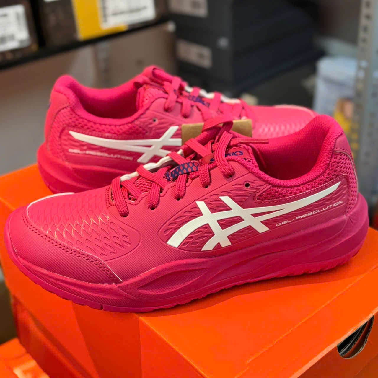 Asics Gel-Resolution X GS Bright Rose Cream - 1044A081-700  Chính Hãng