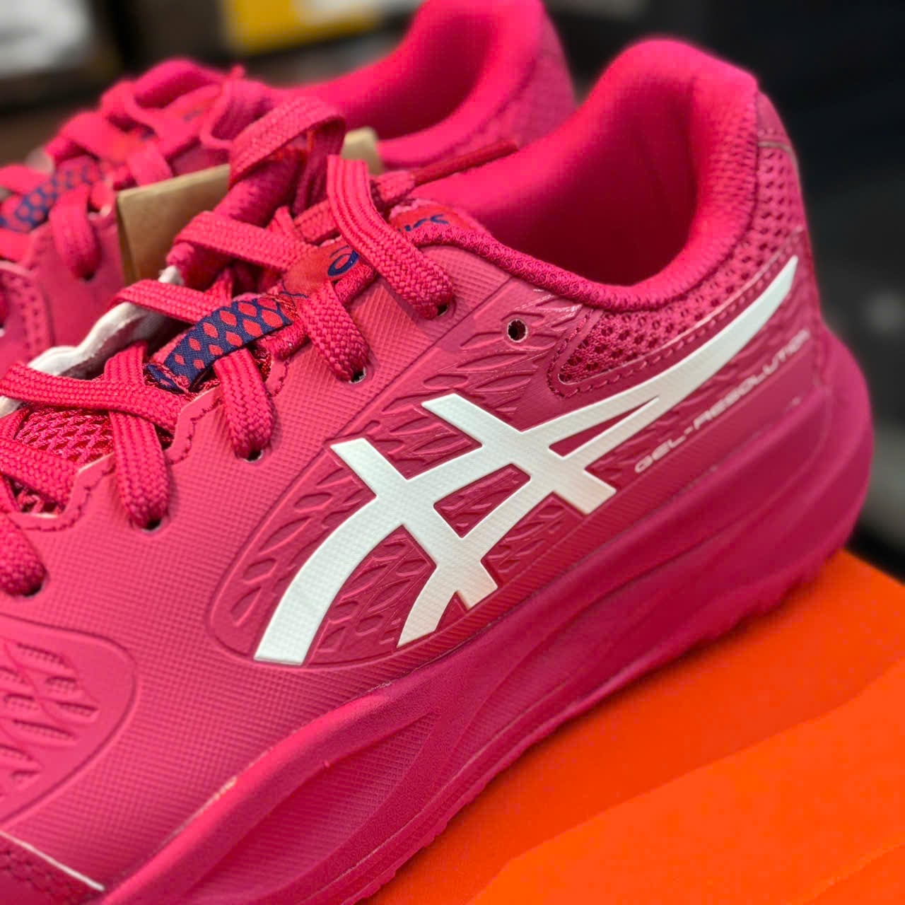 Asics Gel-Resolution X GS Bright Rose Cream - 1044A081-700  Chính Hãng