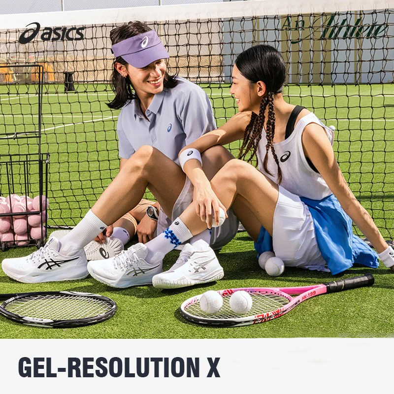 Asics Gel Resolution X 'White Pure Silver' - 1042A279-100 - Chính Hãng