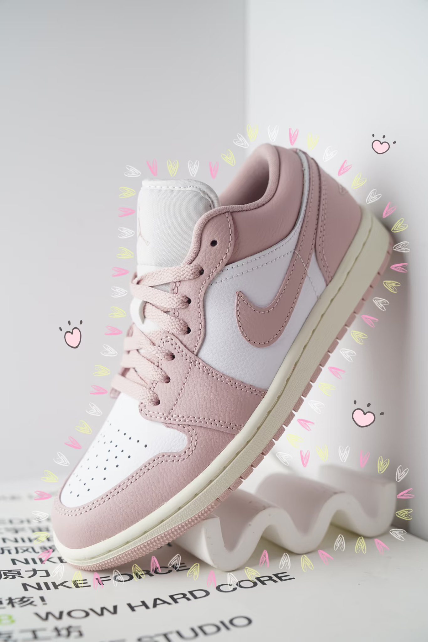 Nike Air Jordan 1 Low WMNS 'Pink Oxford' DC0774-162 - Hàng Chính Hãng