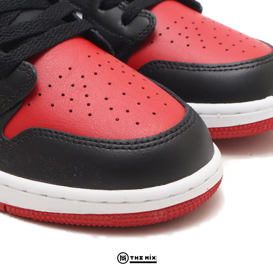 Nike Air Jordan 1 Low Bred Toe 2.0 2023 - 553560-161 Hàng Chính Hãng