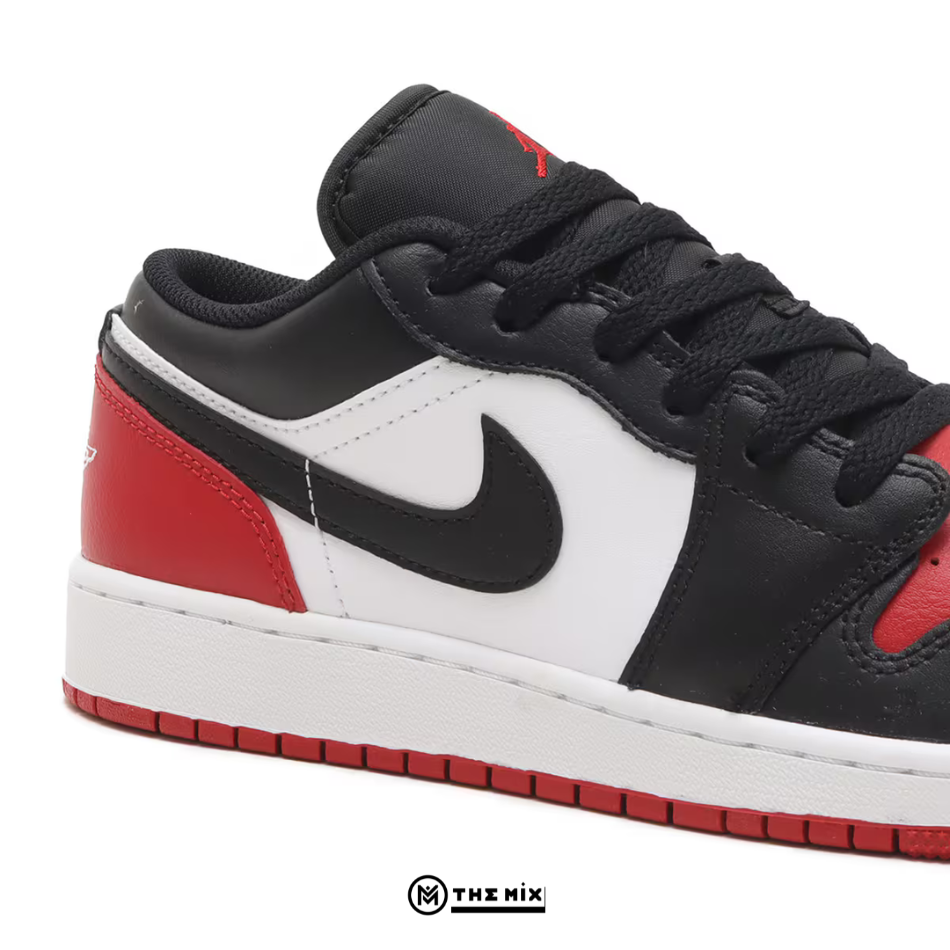 Nike Air Jordan 1 Low Bred Toe 2.0 2023 - 553560-161 Hàng Chính Hãng
