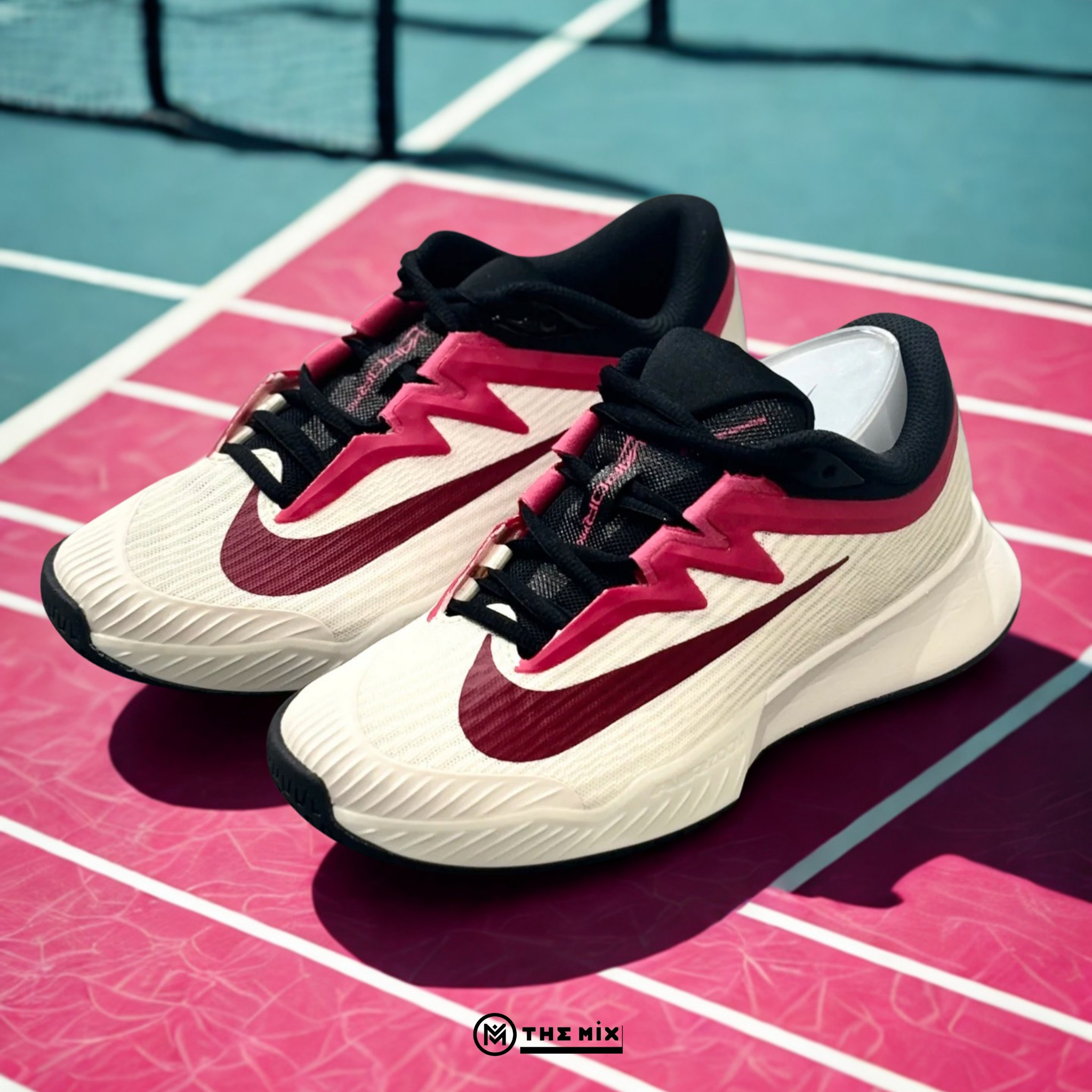 Nike Court Air Zoom Vapor 3 HC Beige Pink - FZ2158-104