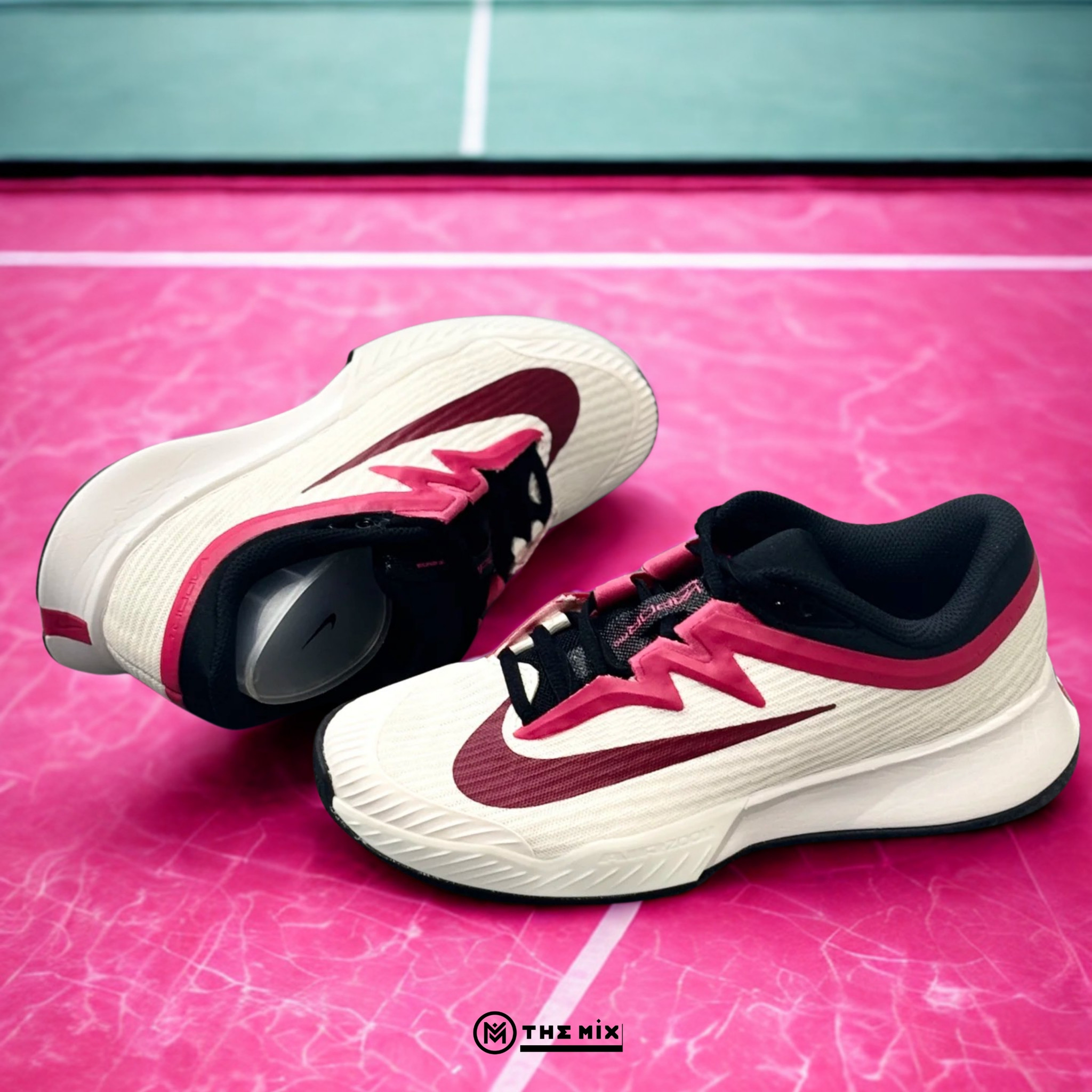 Nike Court Air Zoom Vapor 3 HC Beige Pink - FZ2158-104