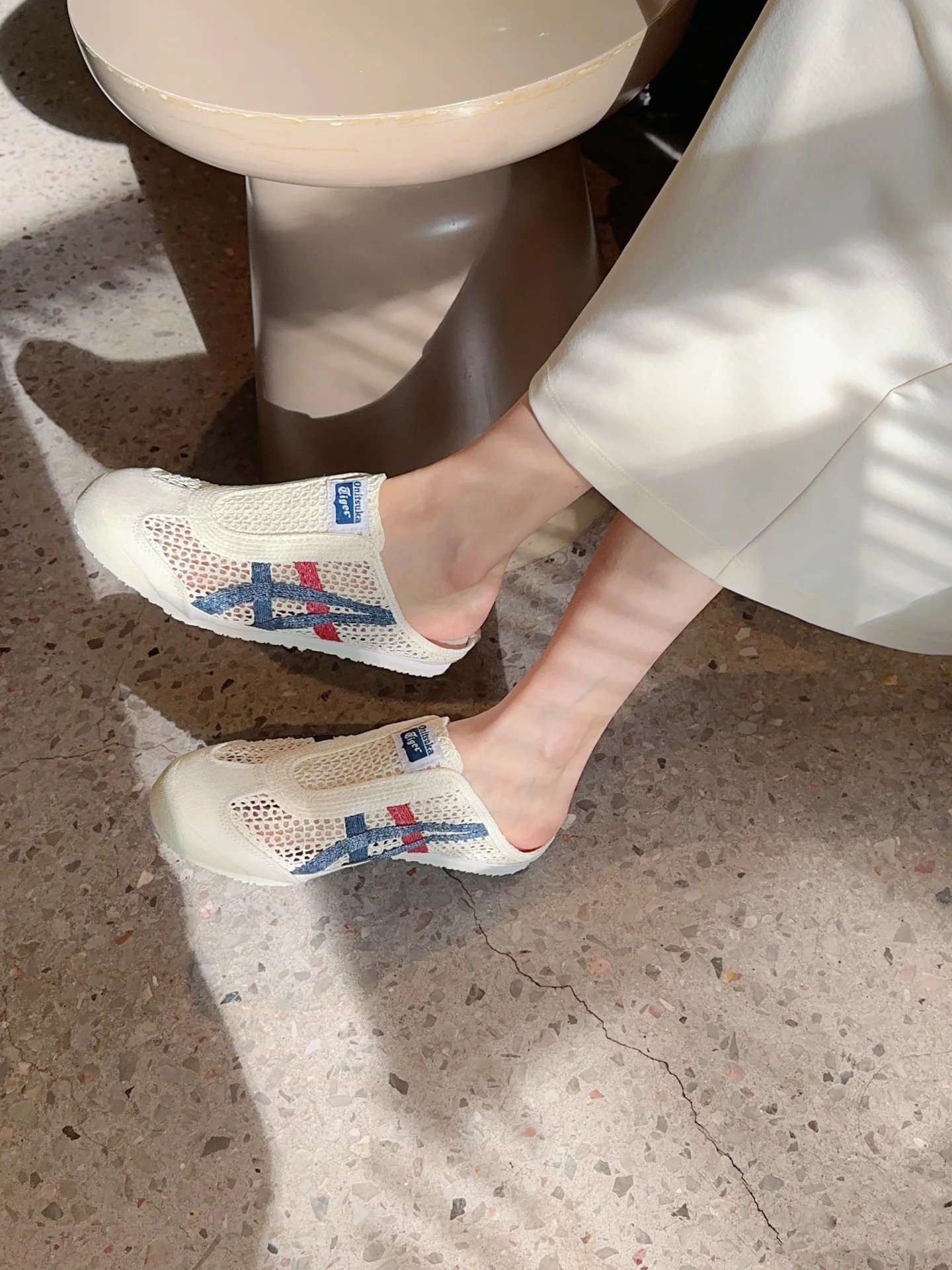 Onitsuka Tiger Mexico 66 Sabot Unisex Cream Mako Blue - 1183C123-100
