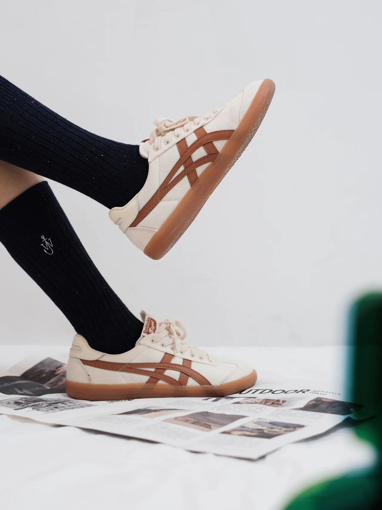 Onitsuka Tiger Tokuten Cream Caramel - 1183A862-200 - Hàng Chính Hãng