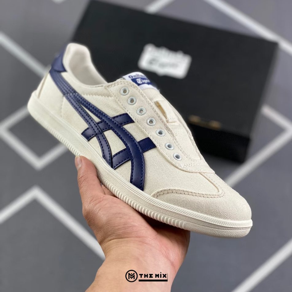 Onitsuka Tiger Tokuten Slip-On White Blue - 1183C142-200 - Chính Hãng