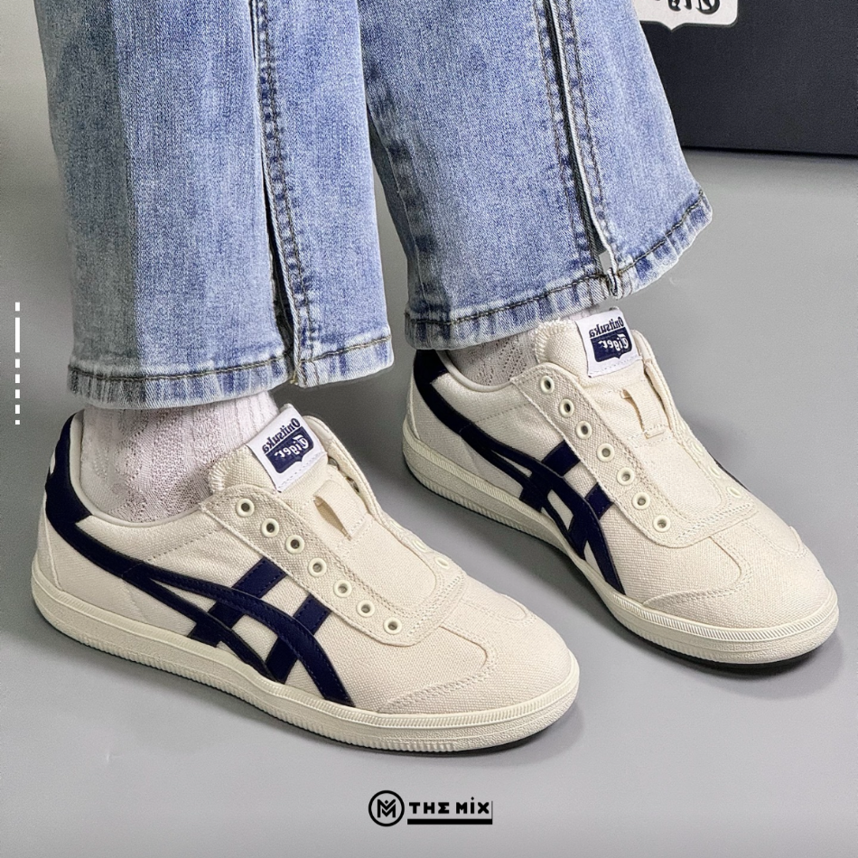 Onitsuka Tiger Tokuten Slip-On White Blue - 1183C142-200 - Chính Hãng