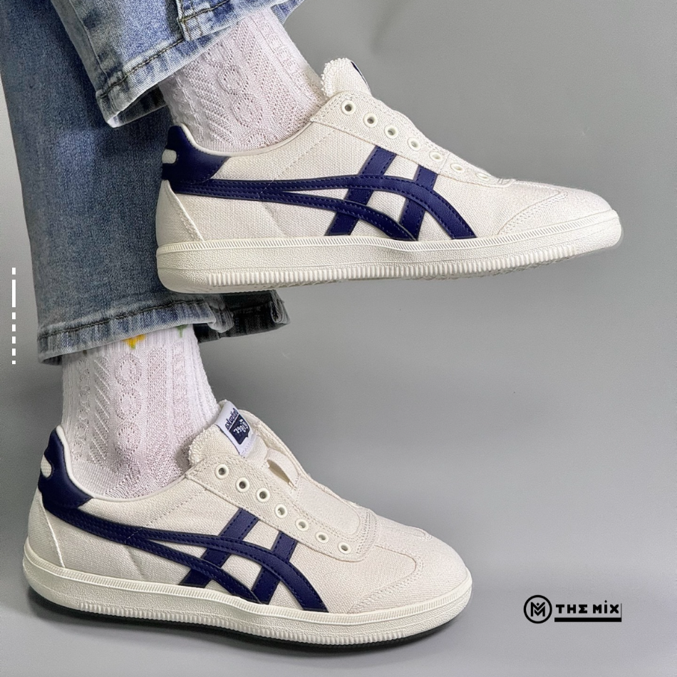 Onitsuka Tiger Tokuten Slip-On White Blue - 1183C142-200 - Chính Hãng