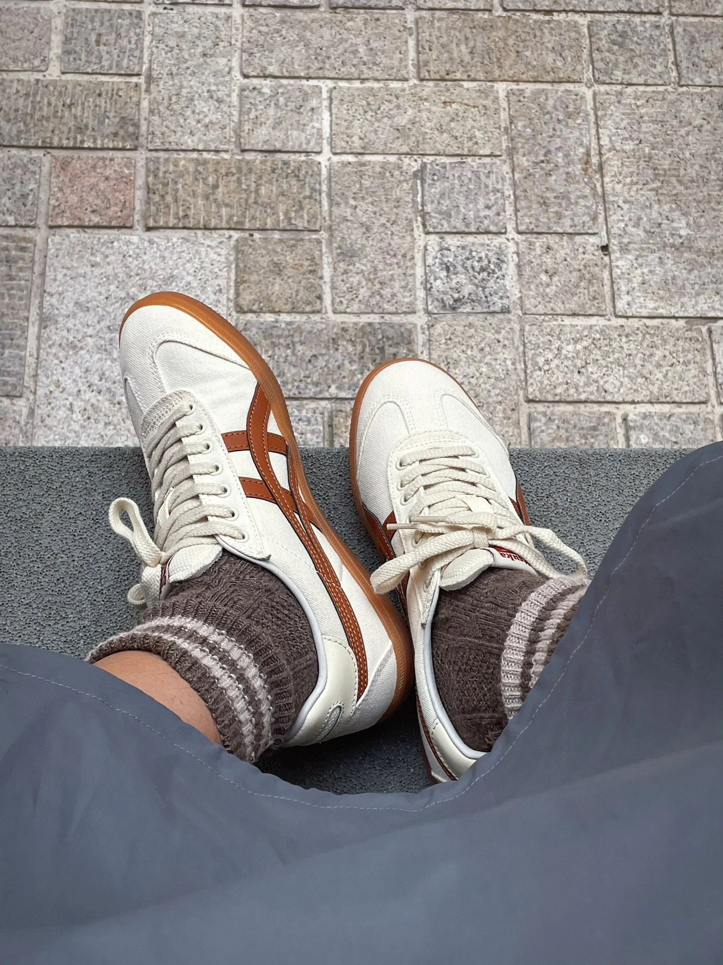 Onitsuka Tiger Tokuten Cream Caramel - 1183A862-200 - Hàng Chính Hãng