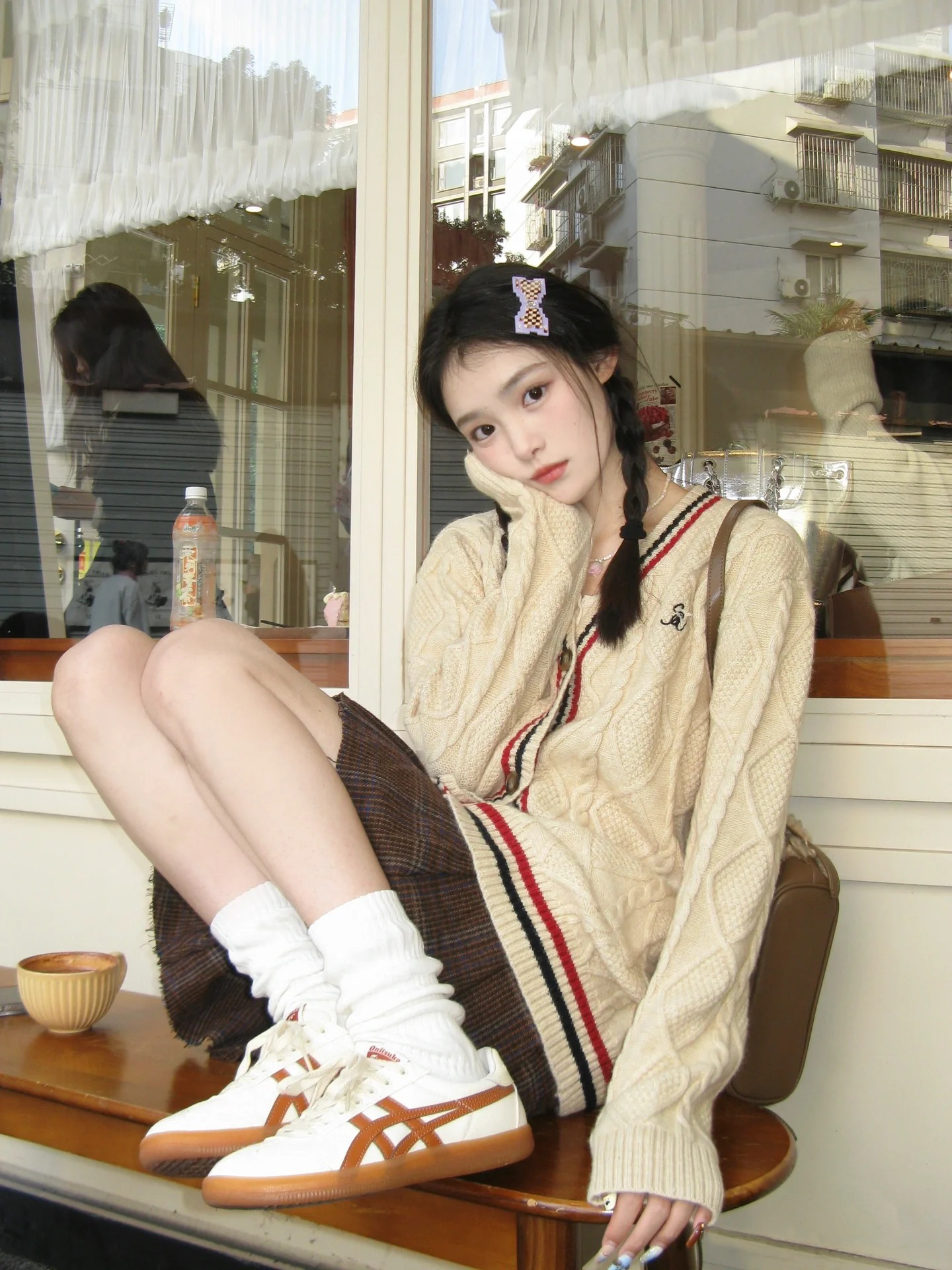 Onitsuka Tiger Tokuten Cream Caramel - 1183A862-200 - Hàng Chính Hãng