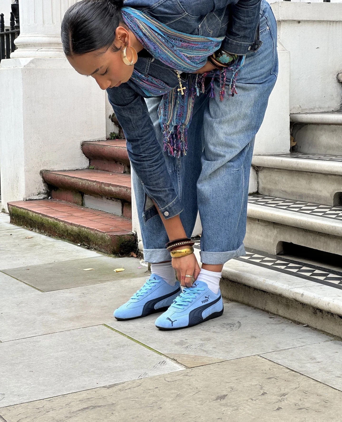Puma Speedcat OG 'Team Light Blue' - 398847-01 - Hàng Chính Hãng