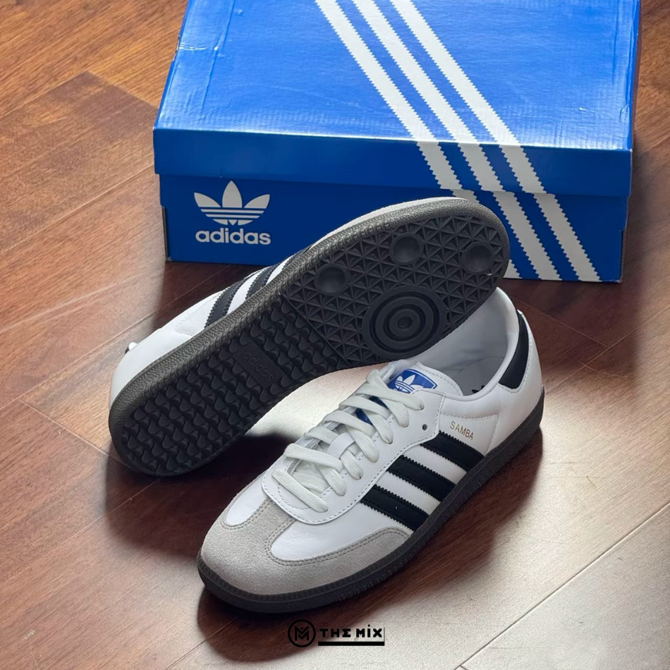 adidas Samba OG White Black Gum - Mã: B75806 - Hàng Chính Hãng