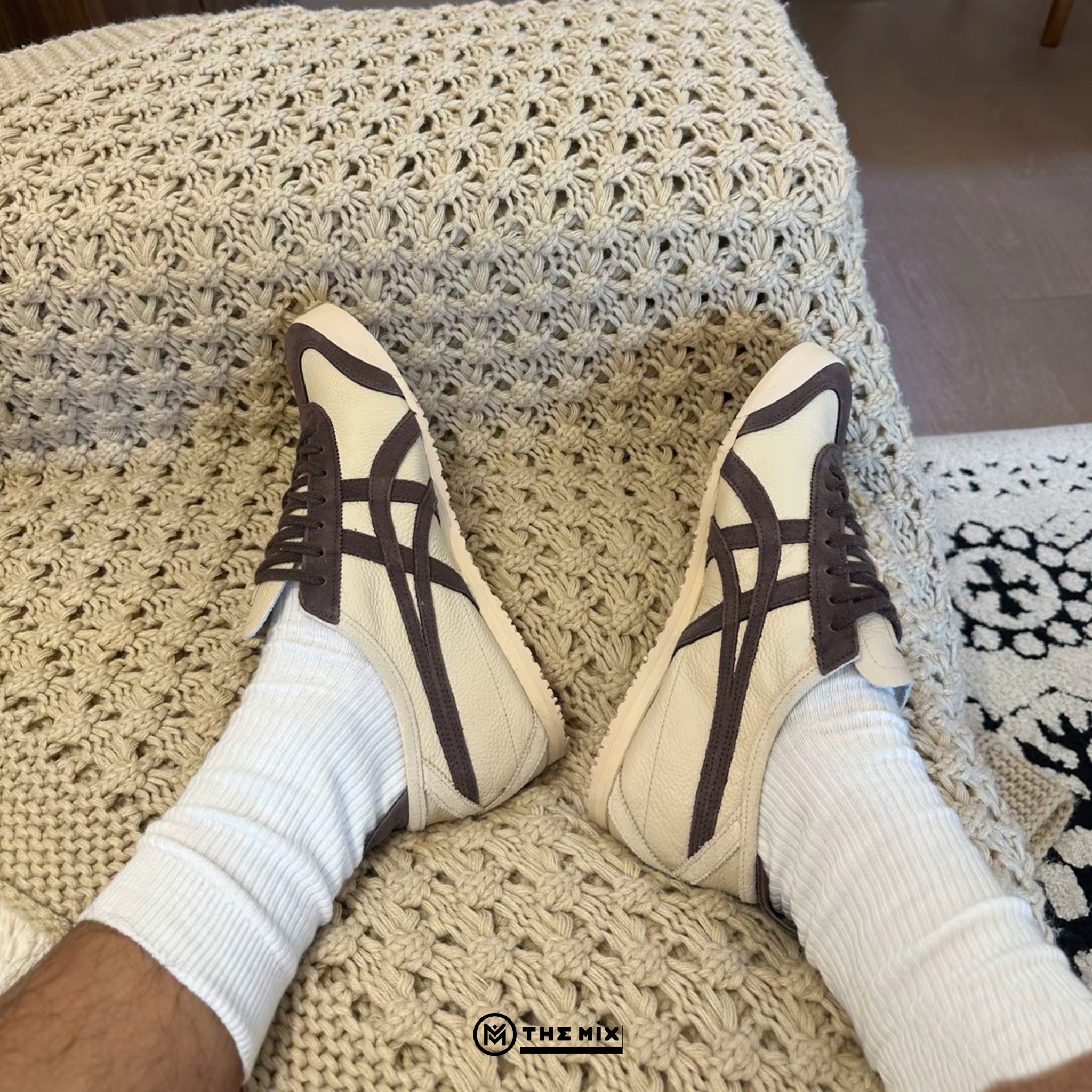 Onitsuka Tiger Mexico 66 Beige Chocolate Brown 1183C076 256 Chính Hãng