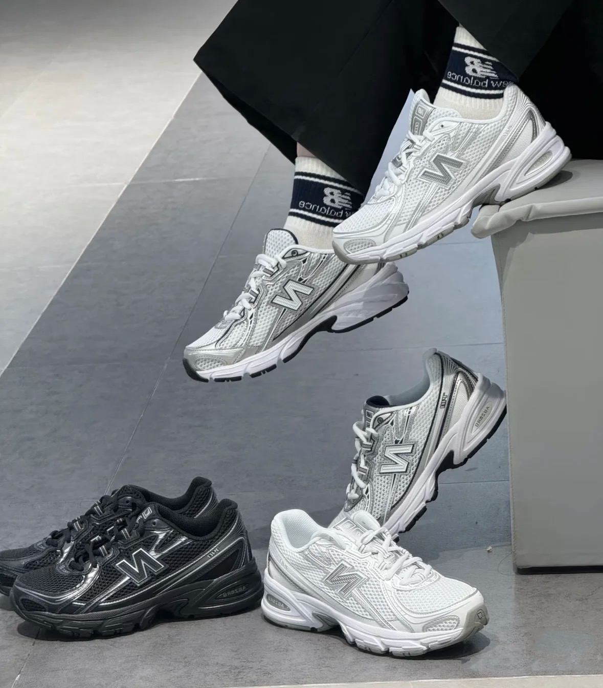 New Balance 740 White & Shadow Grey - U740WN2 - New Balance Chính Hãng