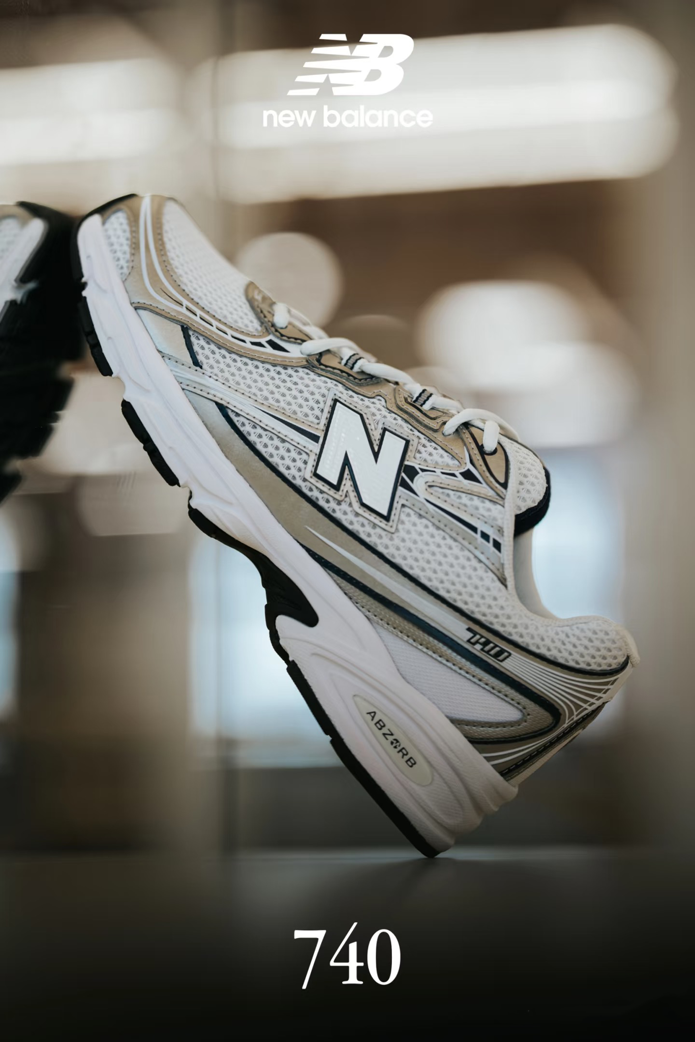 New Balance 740 White & Shadow Grey - U740WN2 - New Balance Chính Hãng