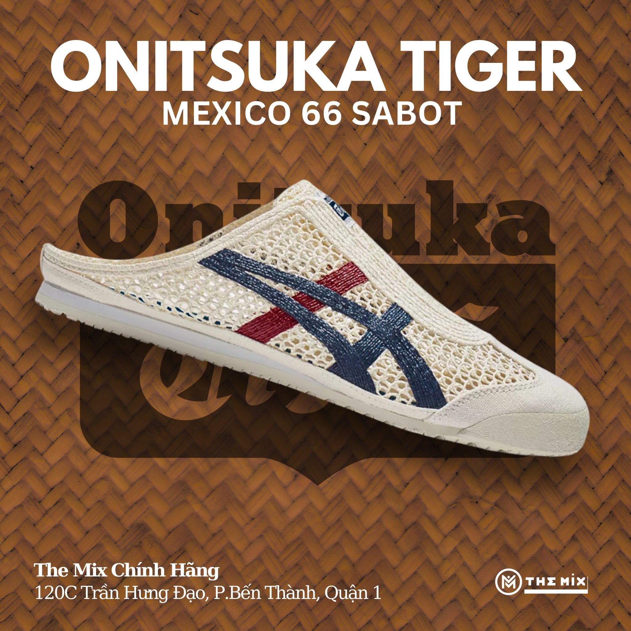 Onitsuka Tiger Mexico 66 Sabot Unisex Cream Mako Blue - 1183C123-100