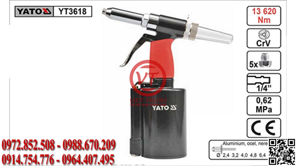 Máy móc công nghiệp: SÚNG RÚT RIVE 1/2.4-6.4 MM-1389KG YATO YT-3618 (VT-SBD19) 1_dffa47f9bb694d9f91fc46c2c50d07d3_1024x1024