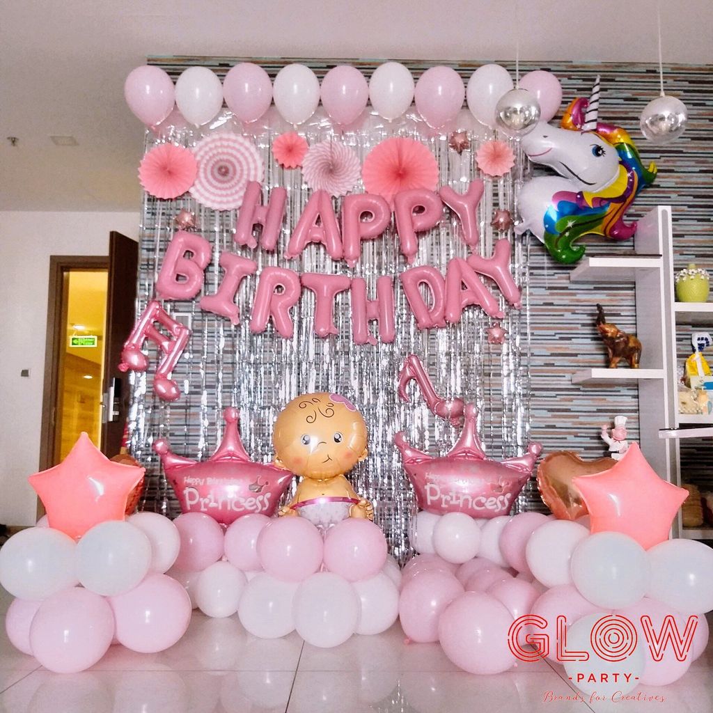 Cách trang trí bong bóng sinh nhật tại nhà – Glowstore