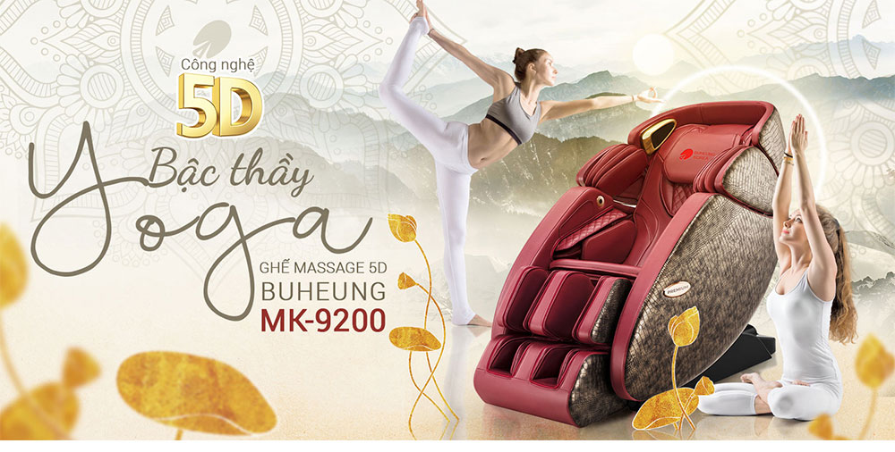 Ghế Massage 5D Master Yoga Buheung MK-9200
