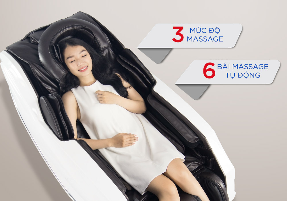 ghế massage Buheung đa dạng chức năng massage