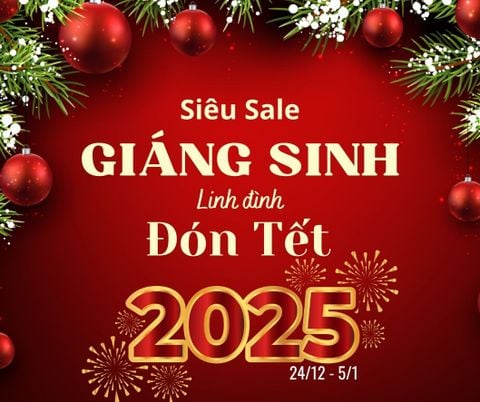 Siêu Sale Giáng Sinh Linh Đình Đón Tết 2025 - Hacode