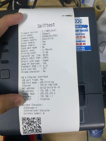 Hướng Dẫn In Self-Test Máy In Hóa Đơn