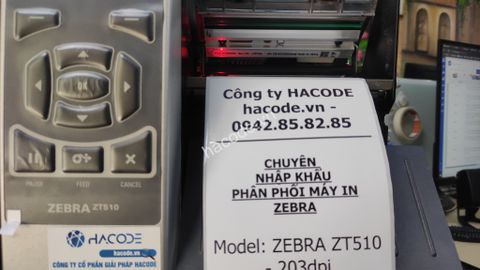 Hướng dẫn tăng tốc độ máy in mã vạch Zebra ZT510