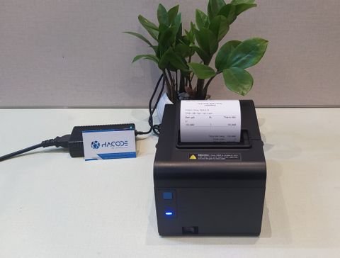 Hướng dẫn lắp giấy in bill cho máy in hóa đơn
