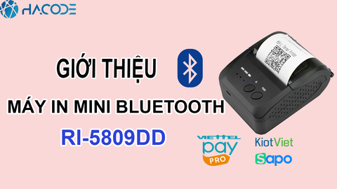 Giới thiệu Máy in mini bluetooth RI-5809DD