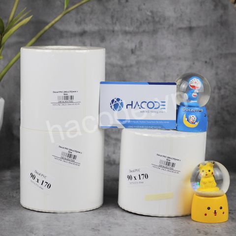 Tem PVC 90x170 - Giải Pháp Nhãn Dán Bền Bỉ Từ Hacode
