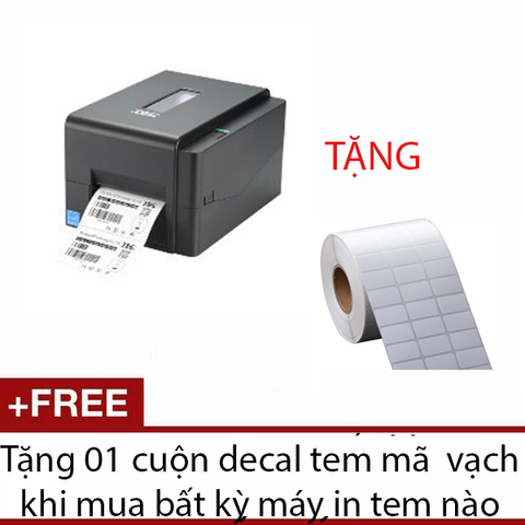 Mua máy in tem mã vạch tặng decal tem mã vạch