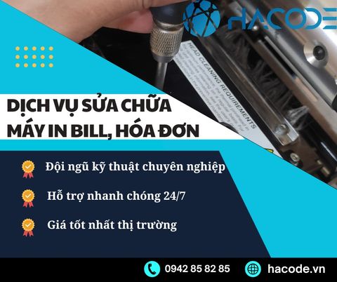 Sửa chữa máy in hóa đơn, máy in bill tại Hà Nội