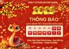 Thông báo lịch nghỉ tết nguyên đán Ất Tỵ 2025