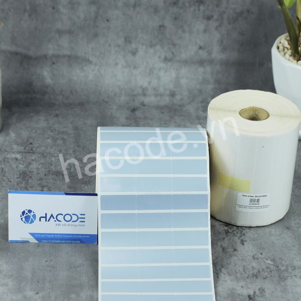 Tem Xi Bạc 35x15 Hacode - Giá Rẻ, Chính Hãng Tại Việt Nam