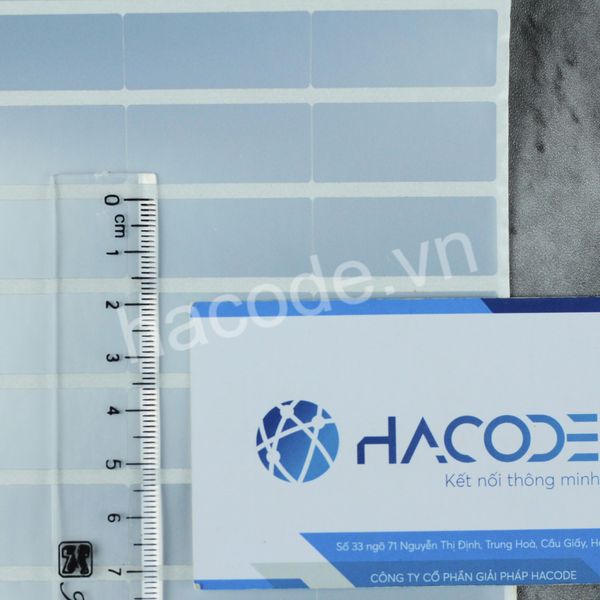 Tem Xi Bạc 35x15 Hacode - Giá Rẻ, Chính Hãng Tại Việt Nam