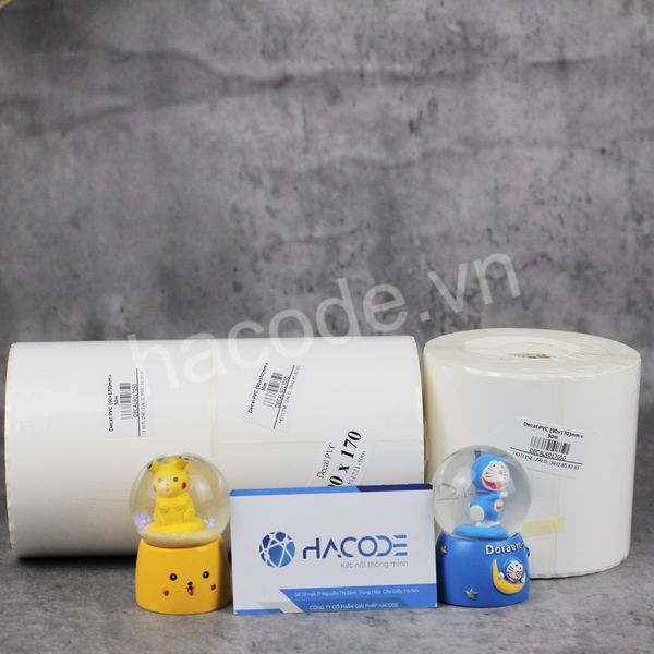Tem PVC 90x170 - Giải Pháp Nhãn Dán Bền Bỉ Từ Hacode