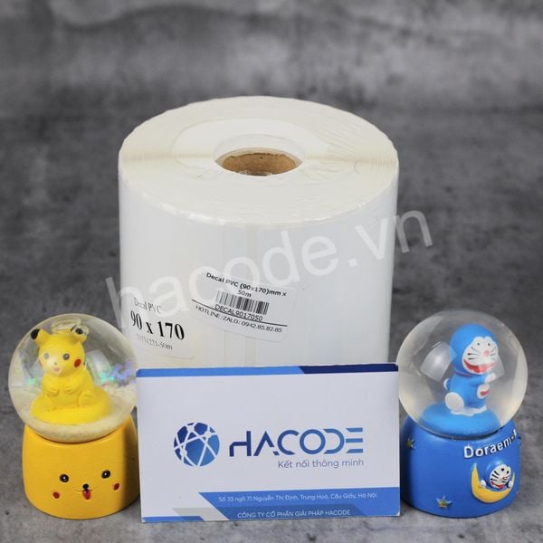 Tem PVC 90x170 - Giải Pháp Nhãn Dán Bền Bỉ Từ Hacode