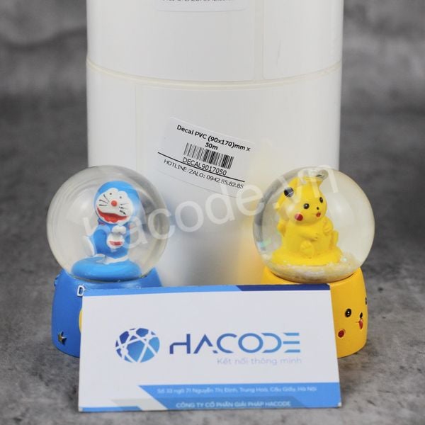 Tem PVC 90x170 - Giải Pháp Nhãn Dán Bền Bỉ Từ Hacode