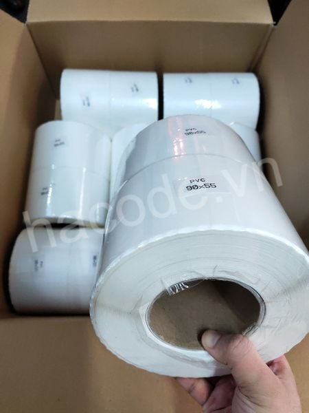 Tem PVC 90x55 - Giải Pháp Nhãn Dán Chống Nước, Chuyên Nghiệp Cho Mọi Ngành Nghề