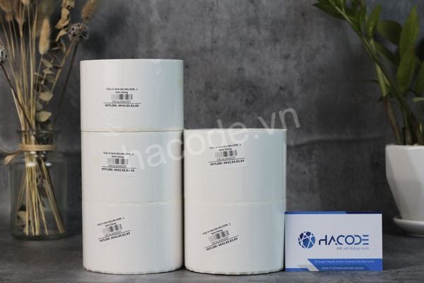Tem Nhiệt 60x40 Hacode – Giải Pháp In Nhãn Tiết Kiệm, Chuyên Nghiệp