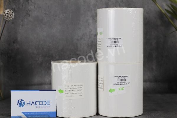 Tem Nhiệt 50x30 - In Nhãn Chuyên Nghiệp Hacode