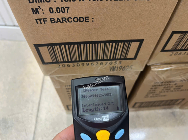 Reader test kiem tra ma vach