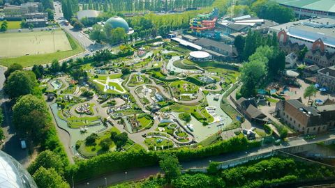 Công viên mô hình Châu Âu thu nhỏ (Mini-Europe) trong lòng thủ đô Brussels, Bỉ