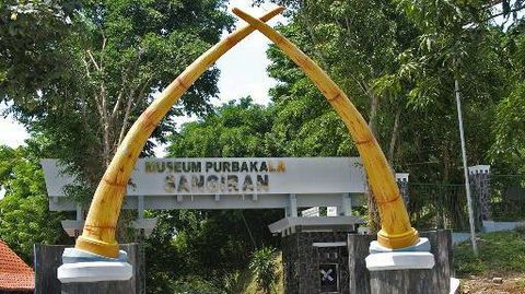 Di chỉ người tiền sử Sangiran trên đảo Java, Indonesia