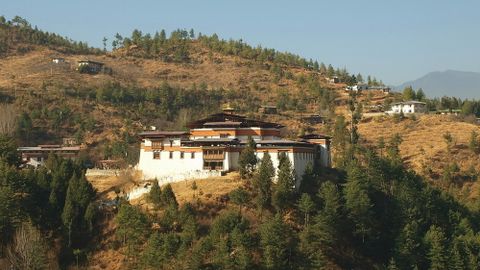 Simtokha Dzong, ranh giới chung của 3 vùng phía Tây Bhutan