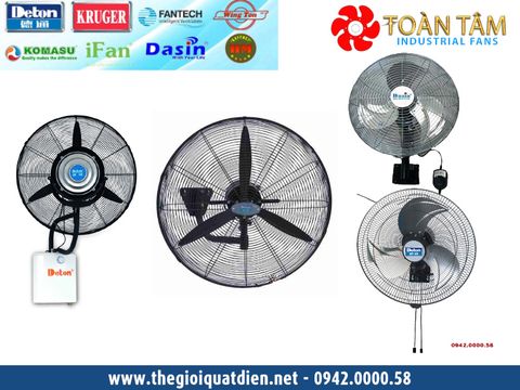 Bảng báo giá quạt treo tường công nghiệp chính hãng ✅